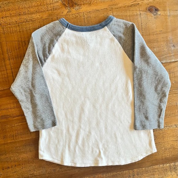 Boys Crewcuts Raglan 3/4 Sleeve Length Tee Size 6-7 - Picture 2 of 4